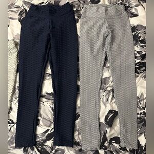 Stylish Textured Women's Leggings- 4